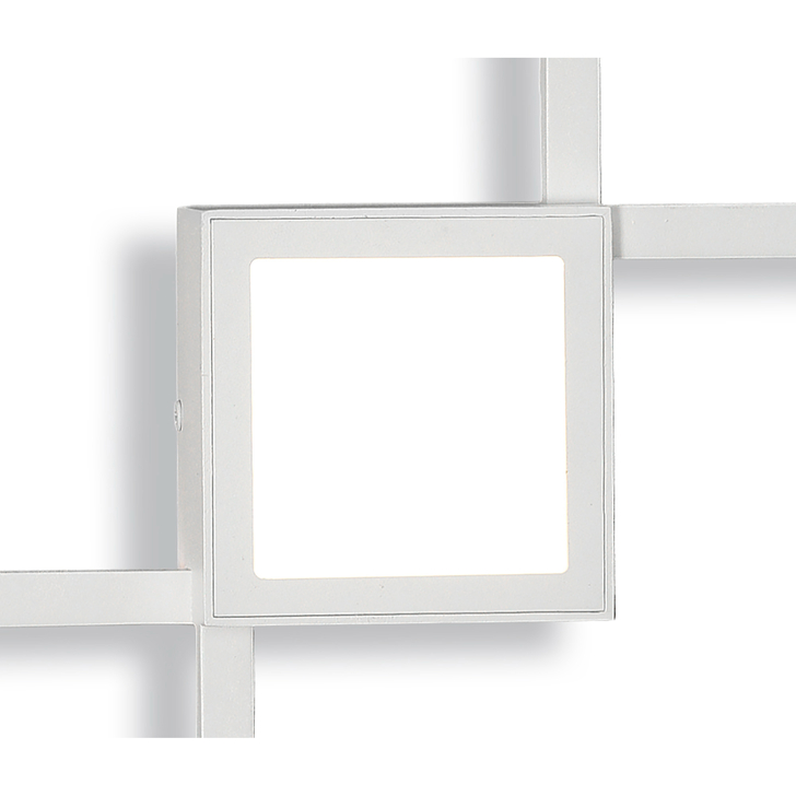 Mantra M6564 Mural Twin Square Led Wall Light - 3000K