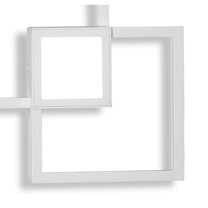 Mantra M6564 Mural Twin Square Led Wall Light - 3000K