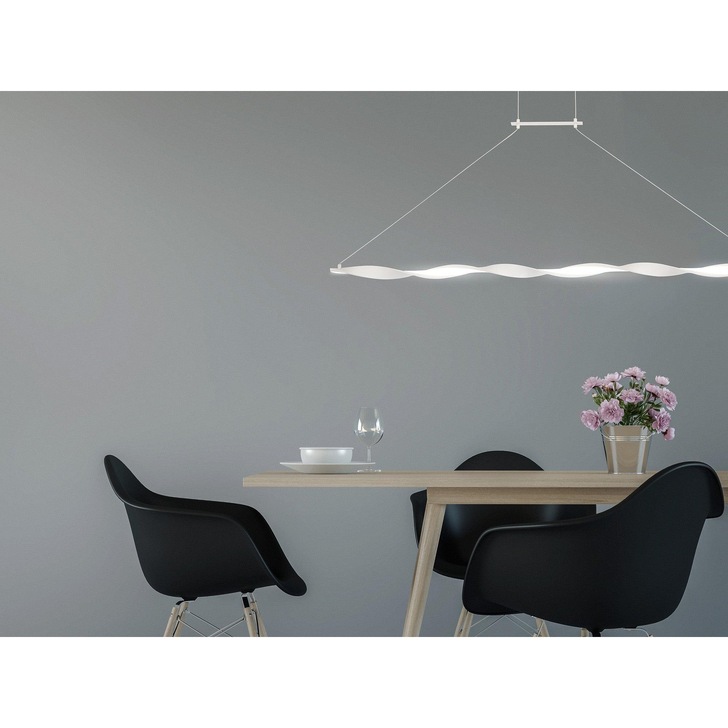 Mantra M6572 Madagascar Led White Linear Pendant - 3000K