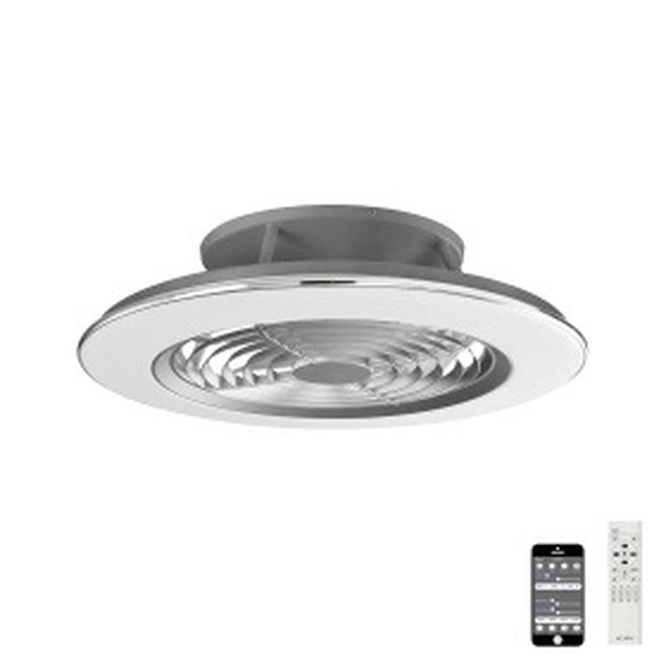 Mantra M6706 Alisio Silver Ceiling Fan Light C/W Remote Control