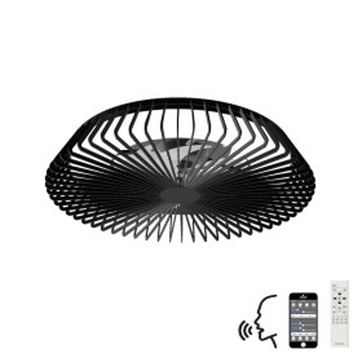 Mantra M7121 Himalaya Black Ceiling Fan Light C/W Remote Control