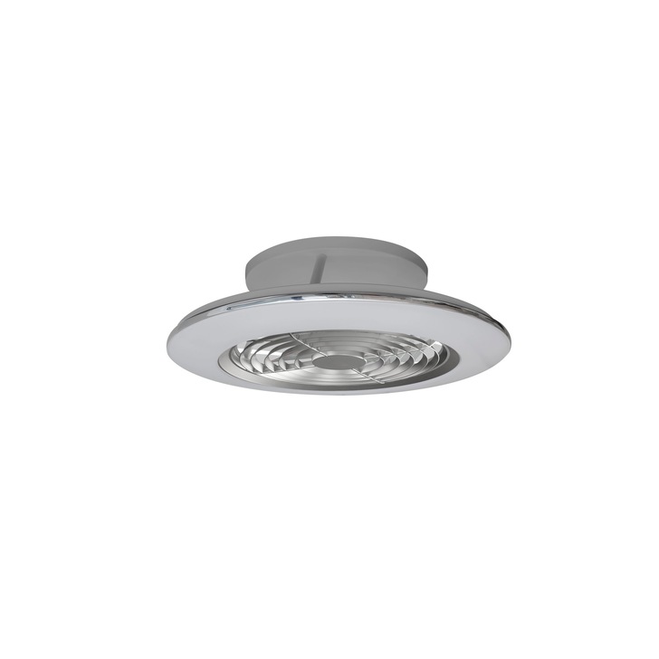 Mantra M7494 Alisio Mini Silver Ceiling Fan Light C/W Remote Control