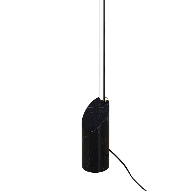 Mantra Marmol Black Marble Slim Led Floor Light - M8513 - 3000K