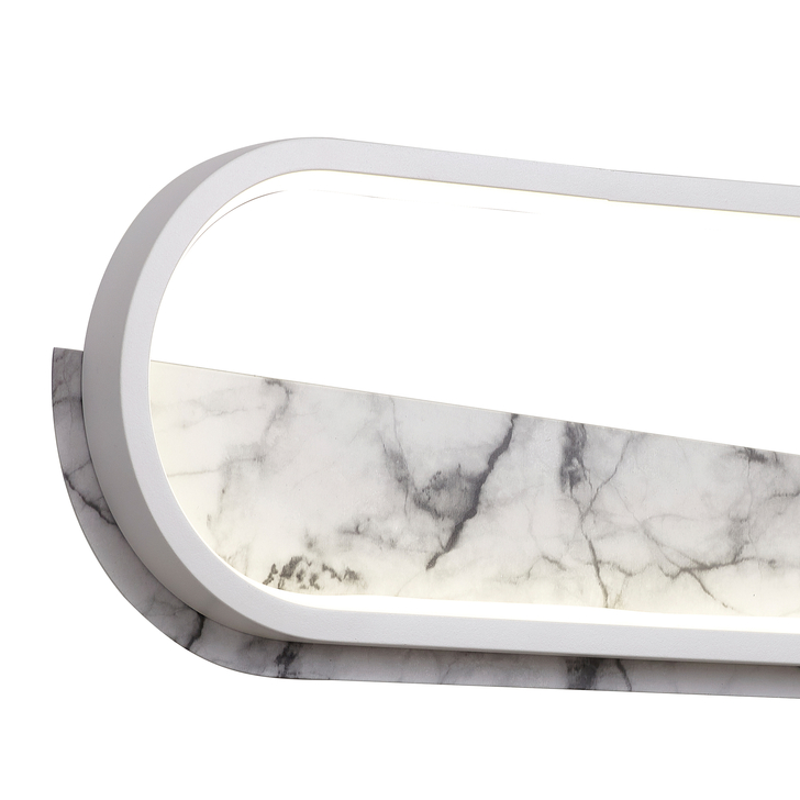 Mantra Marmol White Marble Oval Led Wall Light - M8502 - 3000K