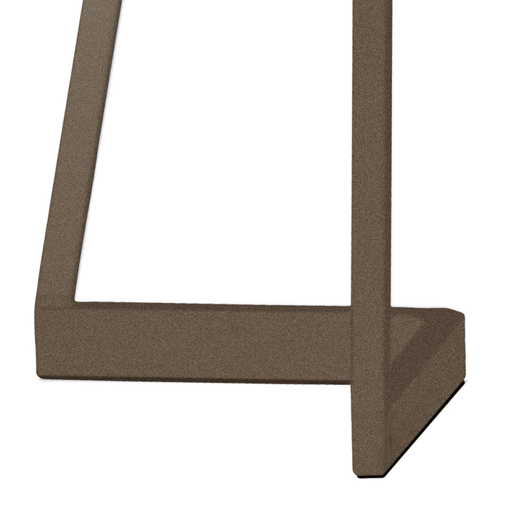 Mantra Minimal Sleek Brown Corner Led Table Lamp Complete With Inline Switch - 3000K