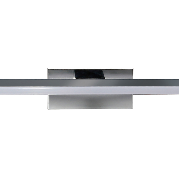 Mantra Morne 12W Chrome Linear IP44 Led Bathroom Wall Light - 4000K