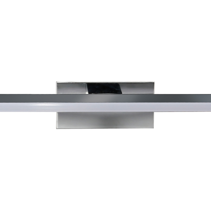 Mantra Morne 16W Chrome Linear IP44 Led Bathroom Wall Light - 4000K