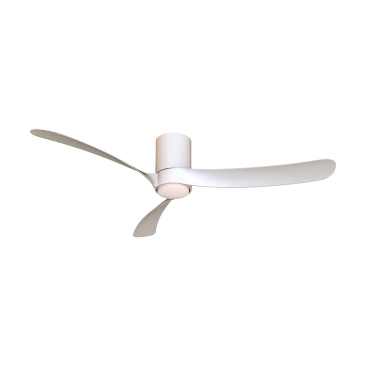 Mantra Nemo II L Large White Ceramic Led Ceiling Fan Light C/W Remote Control - 3000K - 5000K