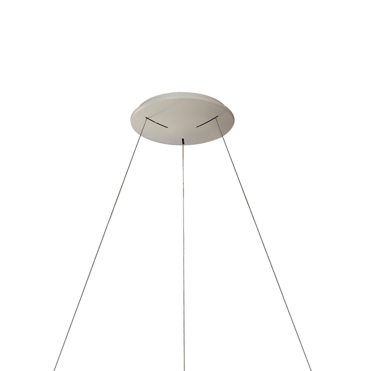 Mantra Niseko II Medium 50cm LED White Ring Pendant Complete With Remote Control & App - 2700K-6000K Tuneable