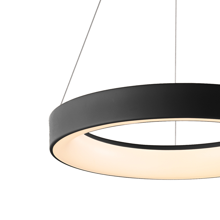 Mantra Niseko II Small 38cm LED Wood Ring Pendant Complete With Remote Control & App - 2700K-6000K Tuneable