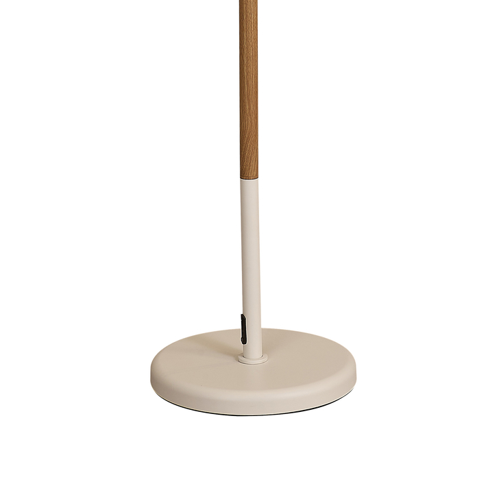 Mantra Noa II White/Wood Downlight Led Floor Lamp - 3000K