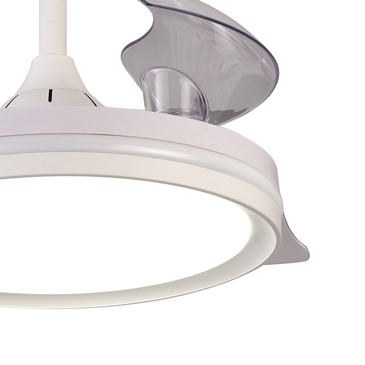 Mantra North White Led Ceiling Fan Light Complete With Remote Control - 3000K - 6500K - RGB