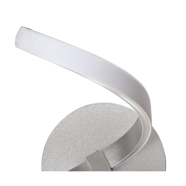 Mantra Nur Silver/Frosted Spiral Led Wall Light - 3000K