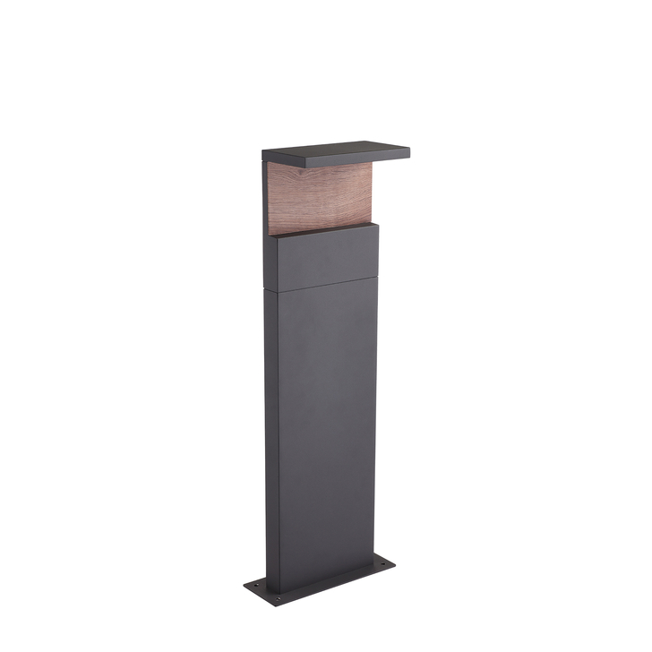 Mantra Ruka Anthracite And Walnut Medium Led Exterior Post/Pathway Light - IP54 - 3000K