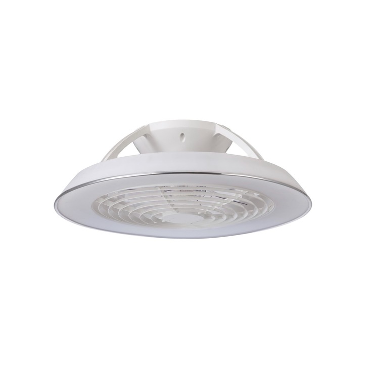 Mantra Samoa White LED Ceiling Light With Built-In Reversible Fan C/W Remote Control