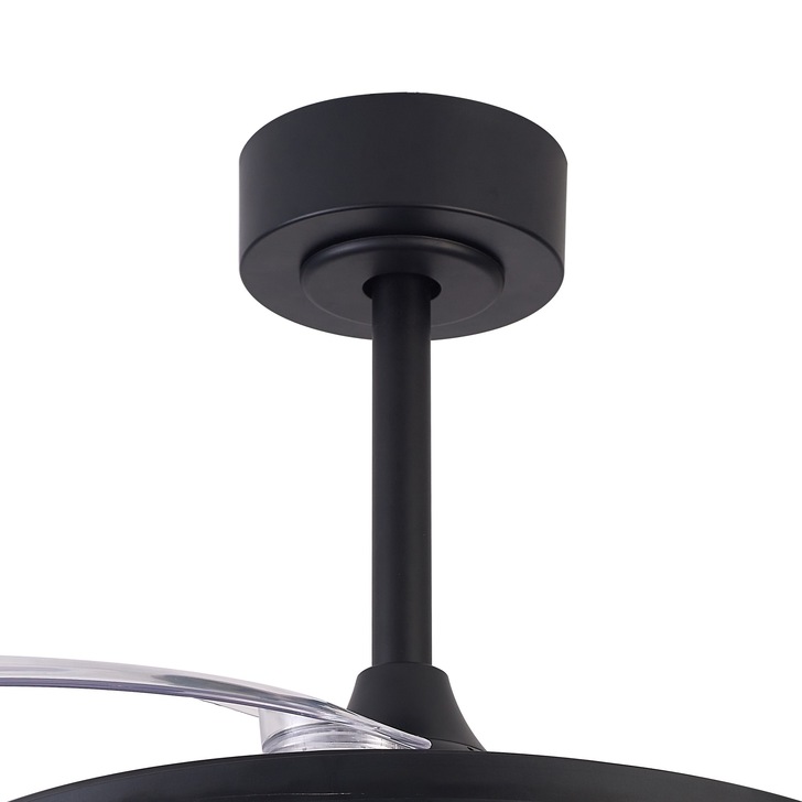 Mantra Siberia Large Black Led Ceiling Fan Light Complete With Remote - 3000K - 6500K