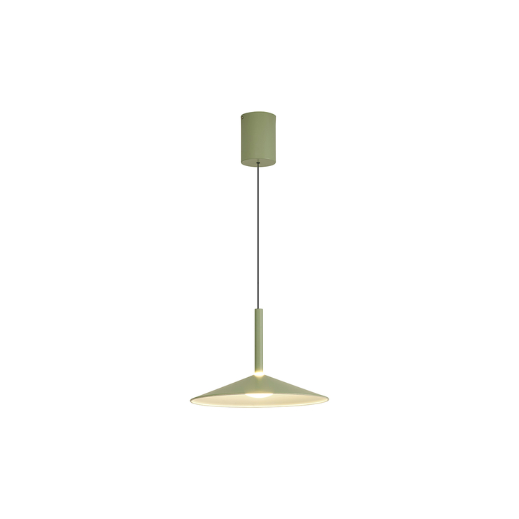 Mantra Small Calice Green/White Rise And Fall Led Pendant Light - 3000K - M7899