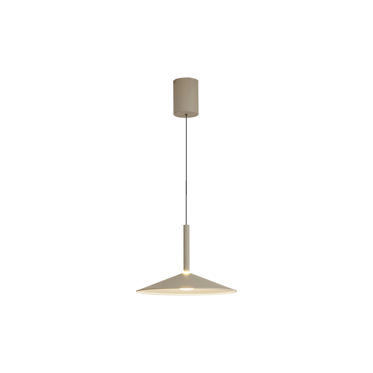 Mantra Small Calice Grey/White Rise And Fall Led Pendant Light - 3000K - M7897