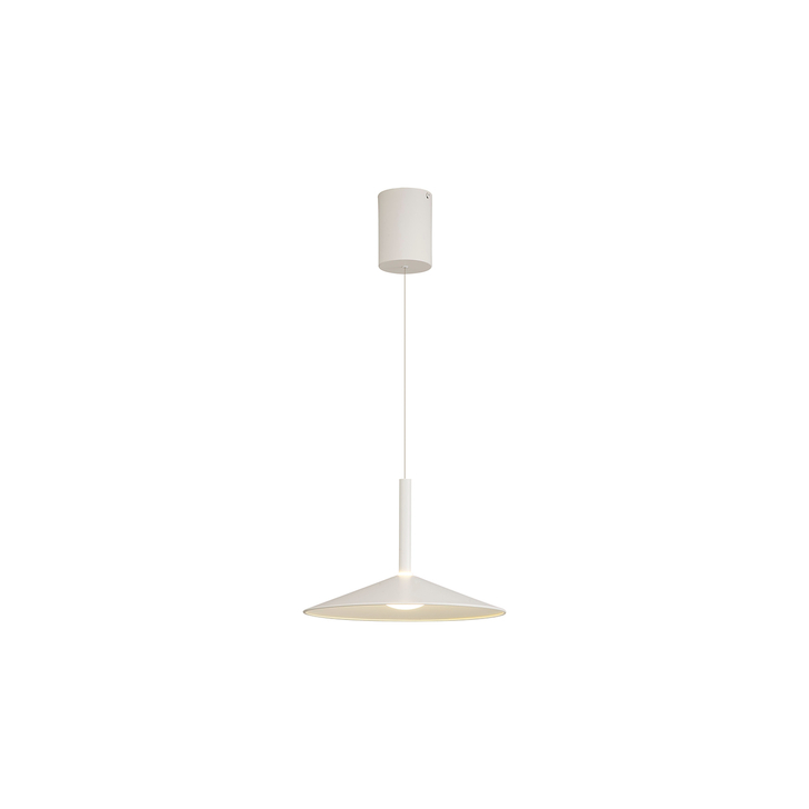 Mantra Small Calice White Rise And Fall Led Pendant Light - 3000K - M7894