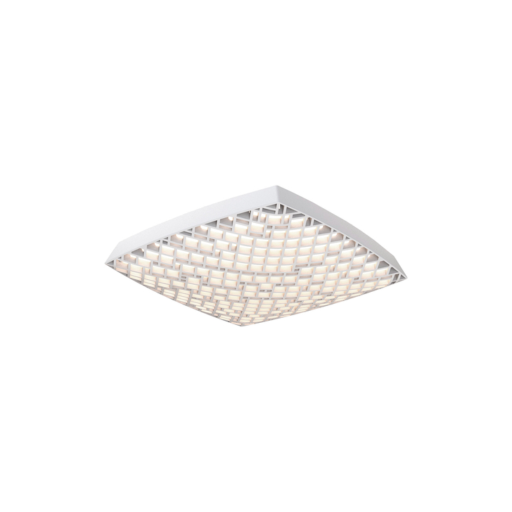 Mantra Small White Urban Flush Grid Adjustable Led Ceiling Light Complete With Remote - M7886 - 27000-5000K Tuneable