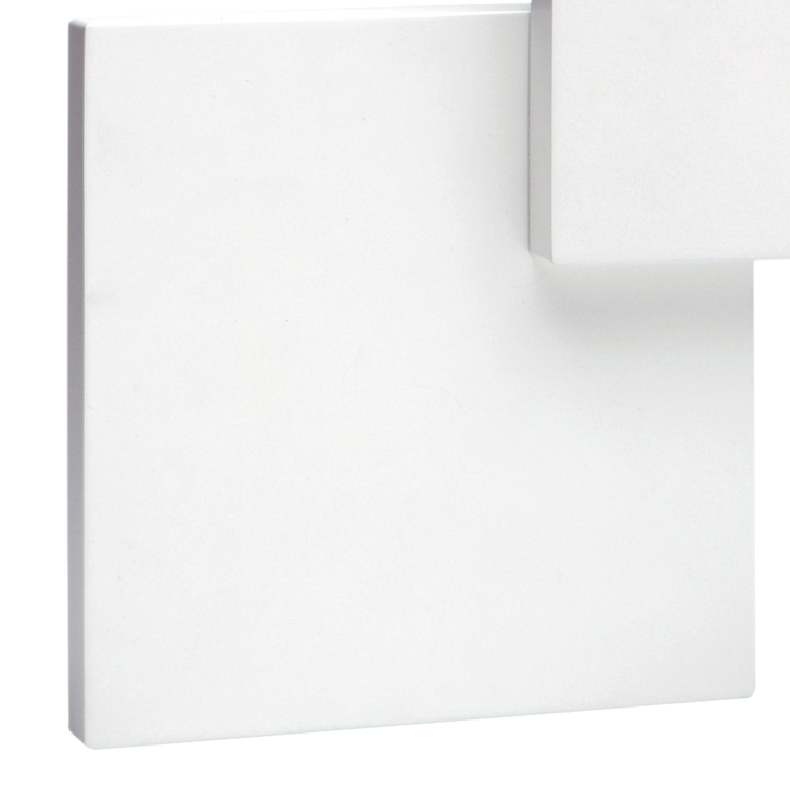 Mantra Tahiti Twin Square White Flush Led Wall Light - 3000K