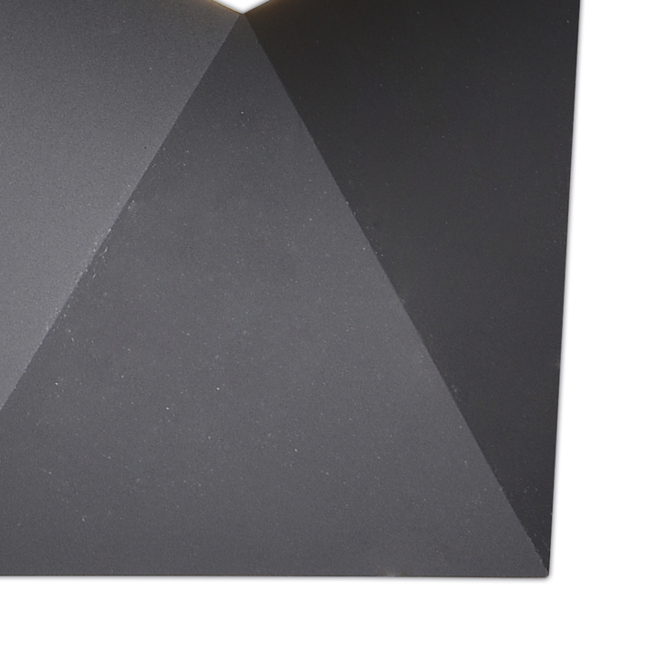 Mantra Triax Anthracite Upward Led Exterior Wall Light - IP54 - 3000K