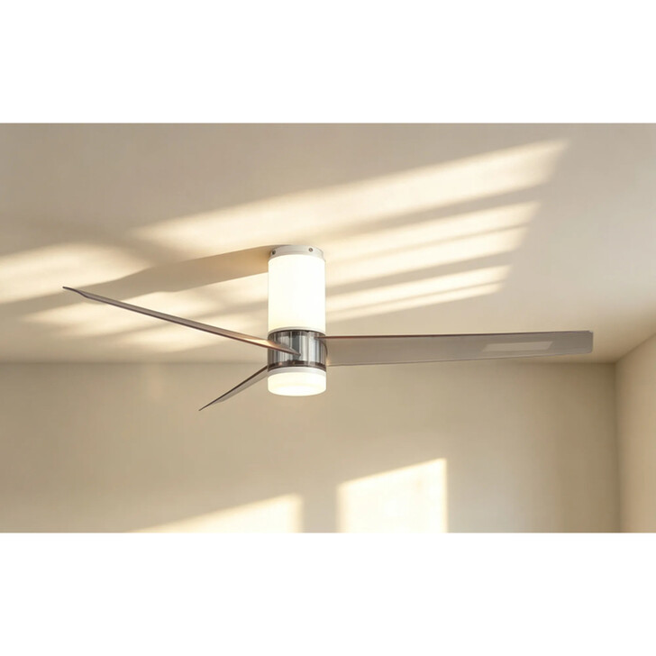 Mantra Up And Down White Led Ceiling Fan Light Complete With Remote - 2700-5000K