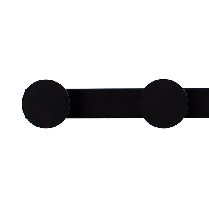 Mantra Venus Black Led Coat Rack Wall Light - 3000K