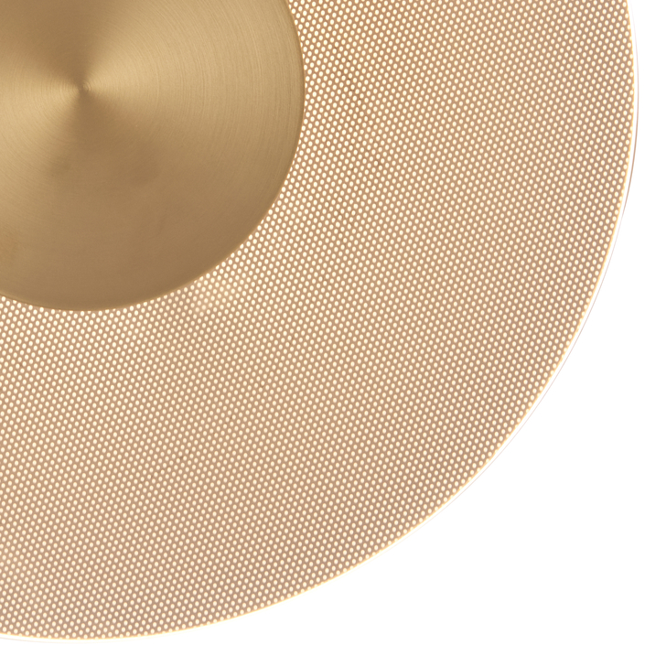 Mantra Venus Gold Round Led Wall Light - 3000K