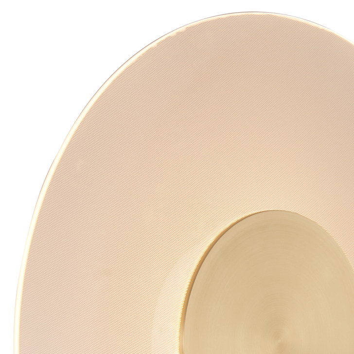 Mantra Venus Large Gold Round Led Wall Light - 3000K