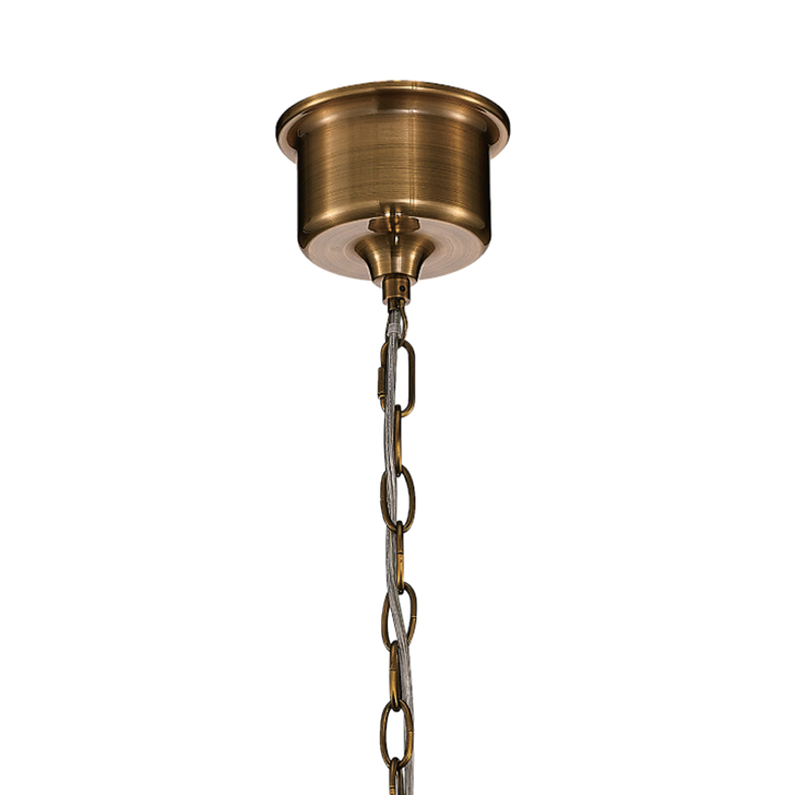 Mantra Vintage Antique Brass Large 1 Light Pendant