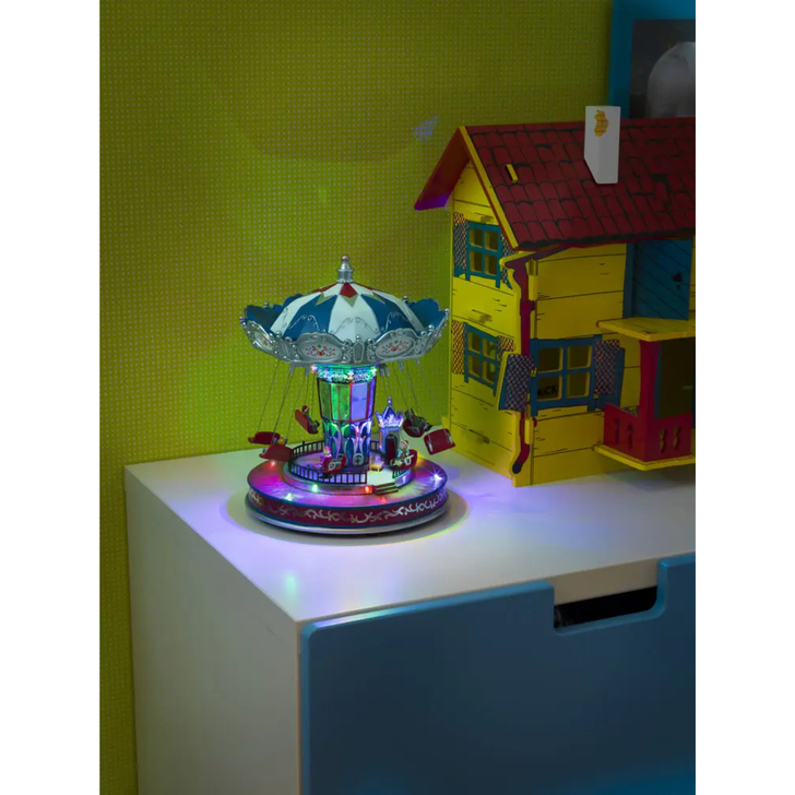 Mechanical Christmas Carousel 12 Led, 8 Songs IP20/BO