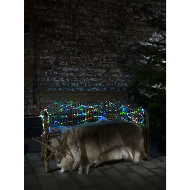 Mini Ropelight, 260 Multi-Colour Led, 20m, IP20 Transformer