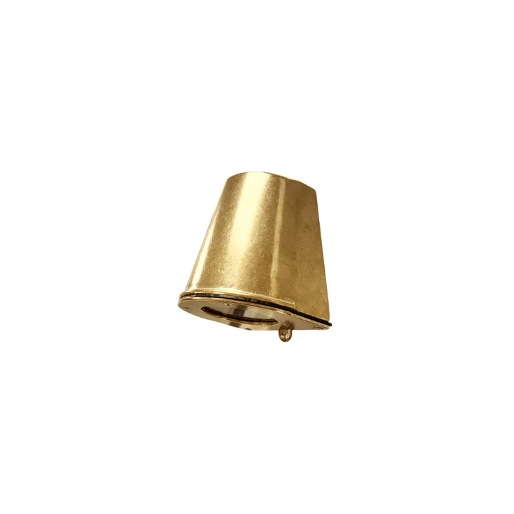 Navigator Mast Raw Brass Downward Exterior Wall Light - IP65, Solid Brass, Coastal