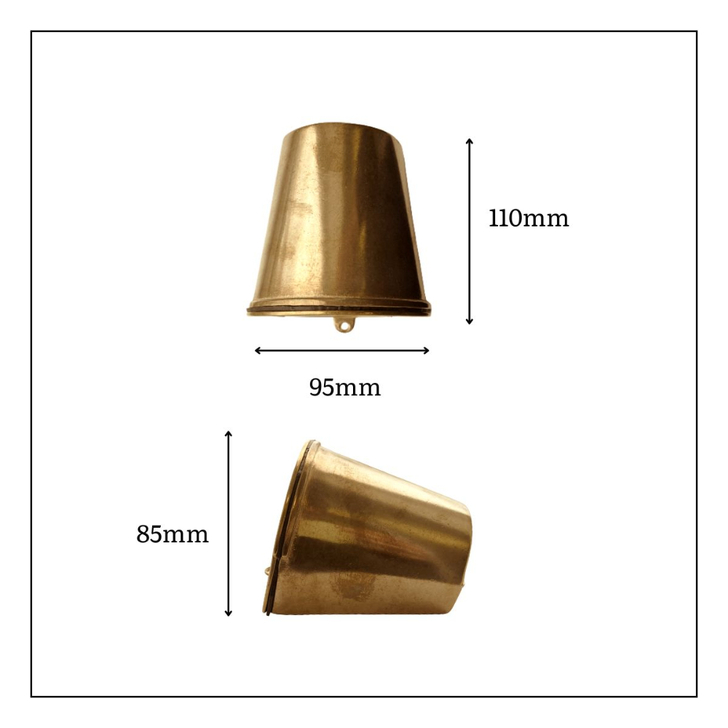 Navigator Mast Raw Brass Downward Exterior Wall Light - IP65, Solid Brass, Coastal