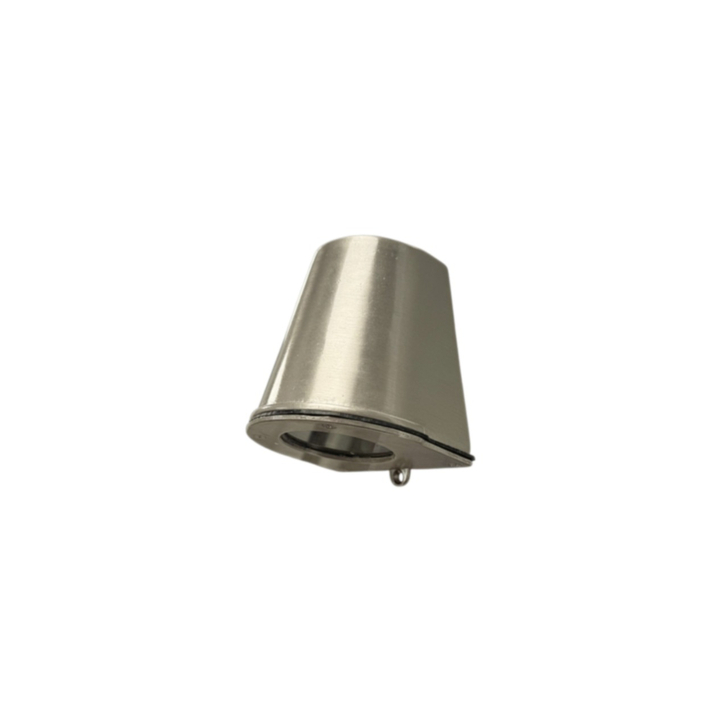 Navigator Mast Satin Nickel Downward Exterior Wall Light - IP65, Solid Brass, Coastal