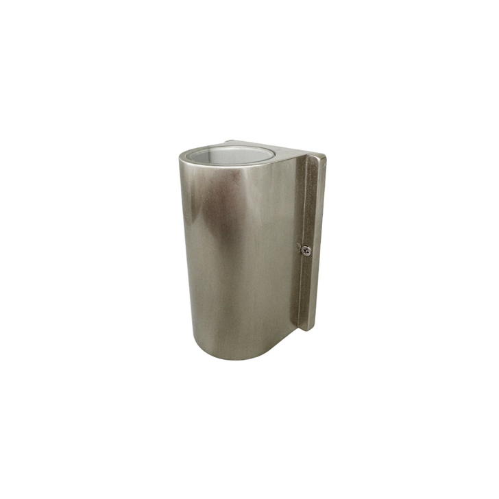 Navigator Pharos Compact Satin Nickel Up And Down Exterior Wall Light - IP44, Solid Brass, Coastal