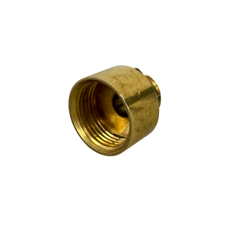 Navigator Raw Brass Conduit Adaptor - Solid Brass, Coastal