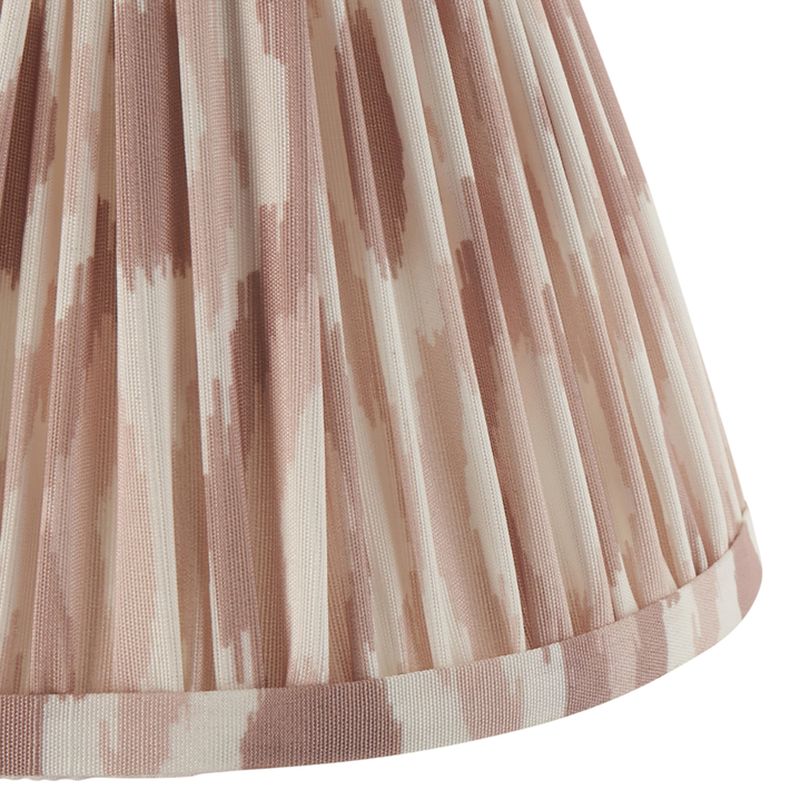 Neutral Ikat Fabric 16cm Shade - Golf/Candle Clip