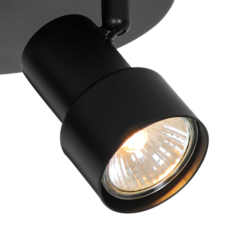 Nordlux Boston 3-rondel Ceiling Light Black