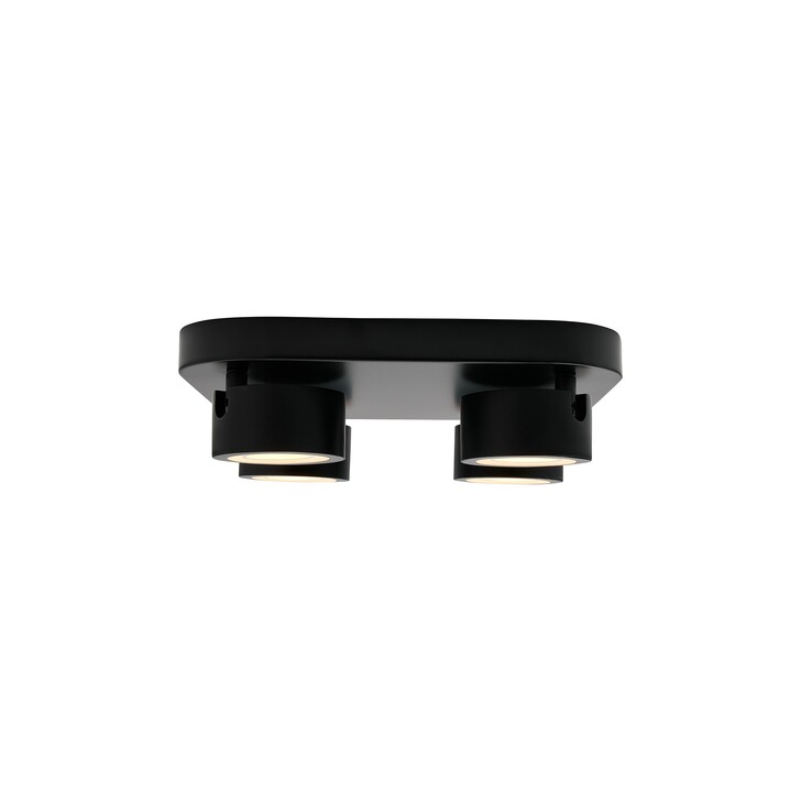 Nordlux Clyde 4-Spot Ceiling Light Black