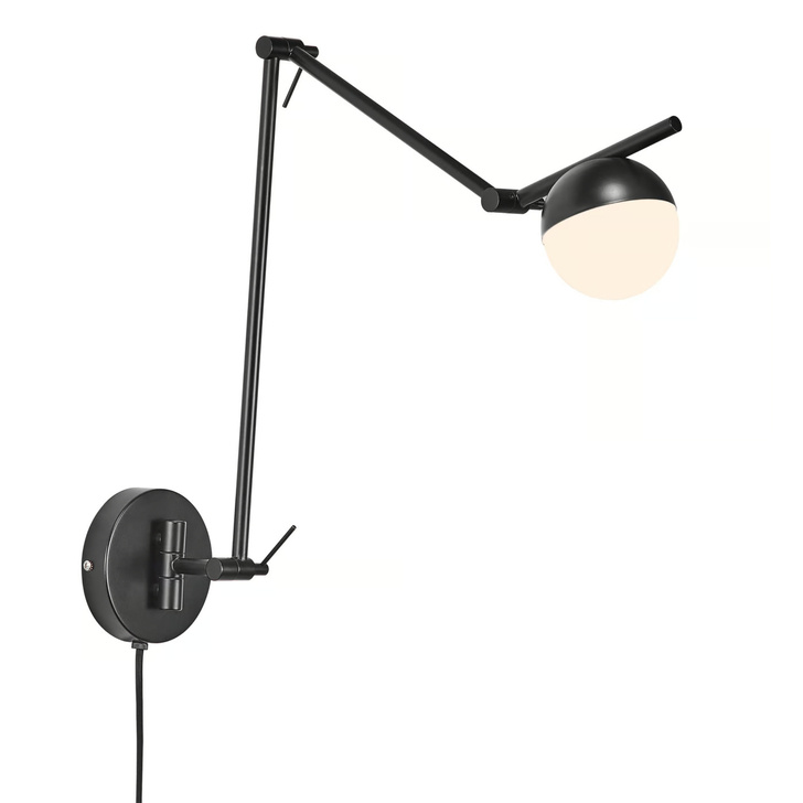 Nordlux Cortina Black Adjustable Wall Light