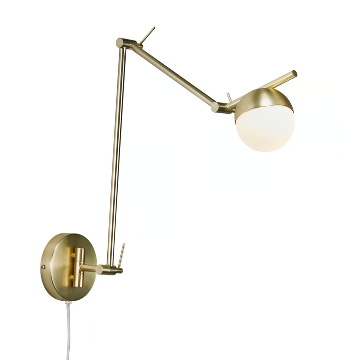 Nordlux Cortina Brass Adjustable Wall Light