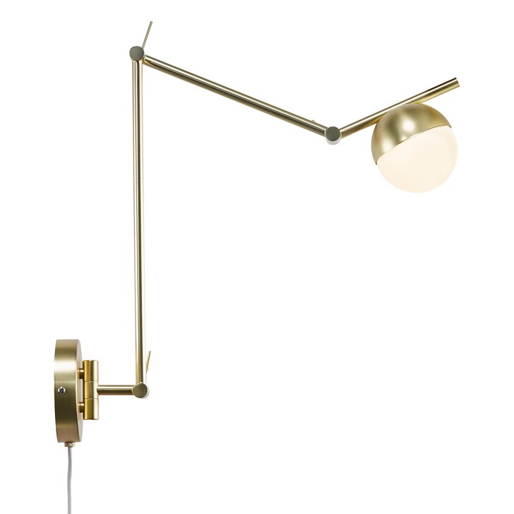 Nordlux Cortina Brass Adjustable Wall Light