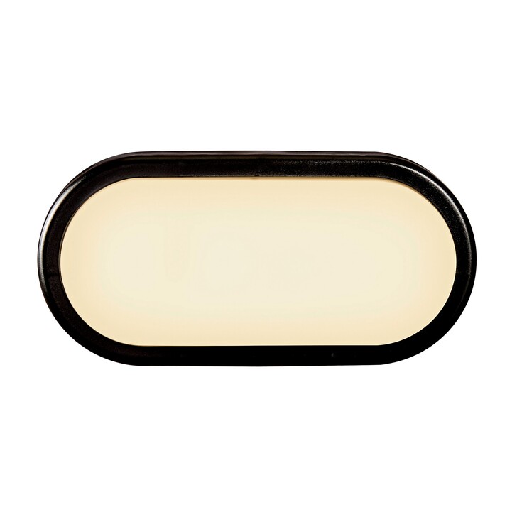 Nordlux Cuba Outdoor Energy Oval Wall Light Black