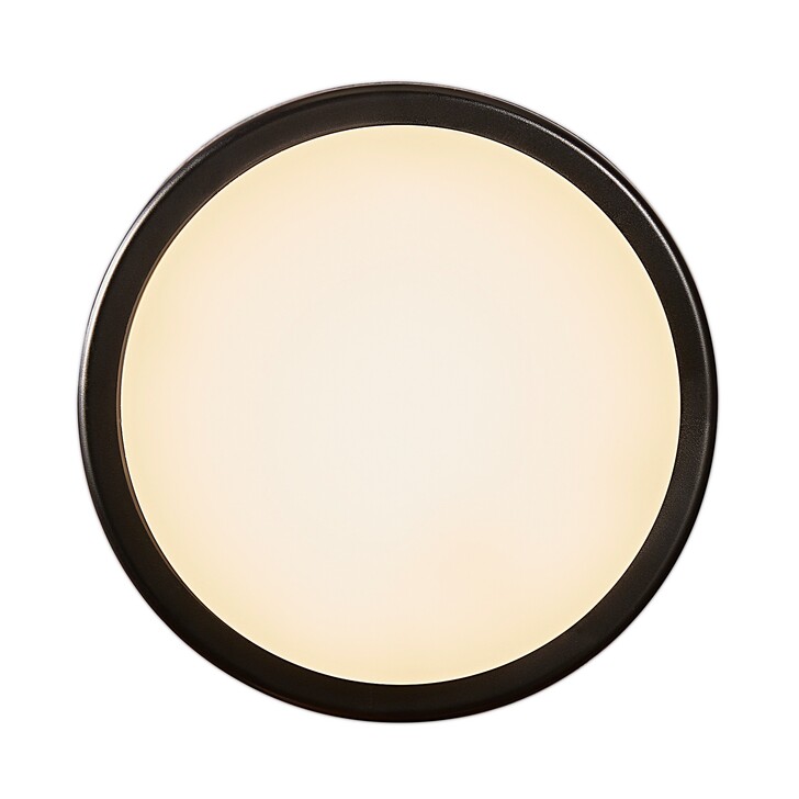 Nordlux Cuba Outdoor Energy Round Wall Light Black