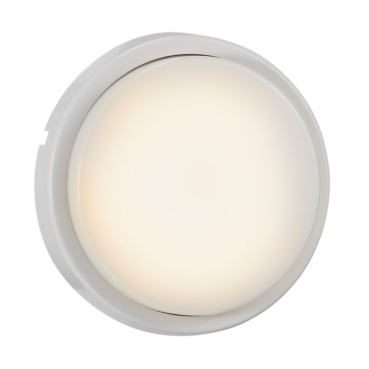 Nordlux Cuba Outdoor Energy Round Wall Light White
