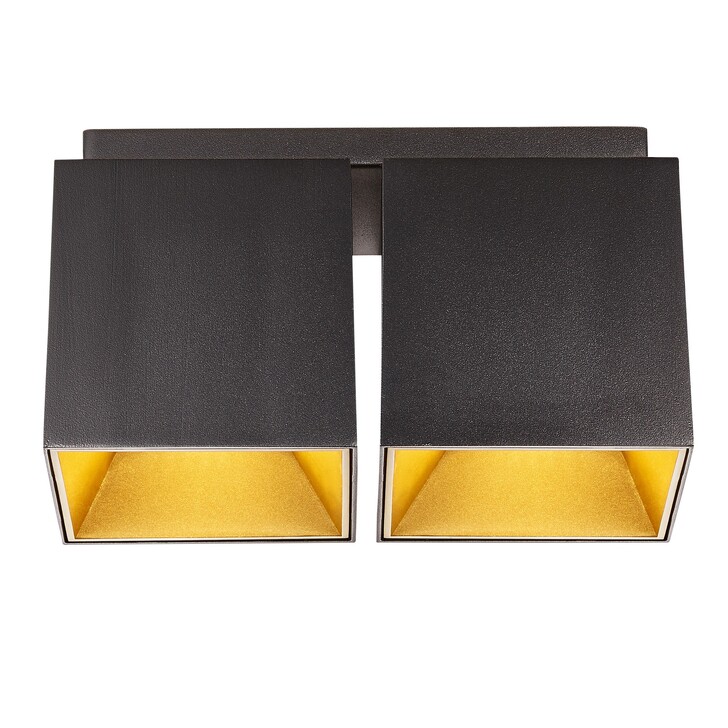 Nordlux Ethan 2-Spot Surface Downlight Matt black