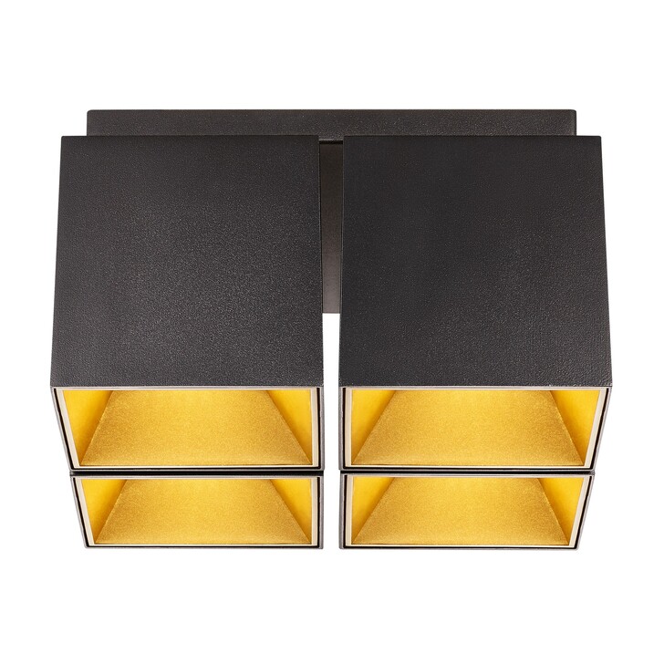Nordlux Ethan 4-Spot Surface Downlight Matt black