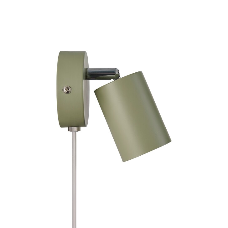 Nordlux Explore Green Adjustable Plug In Wall Light